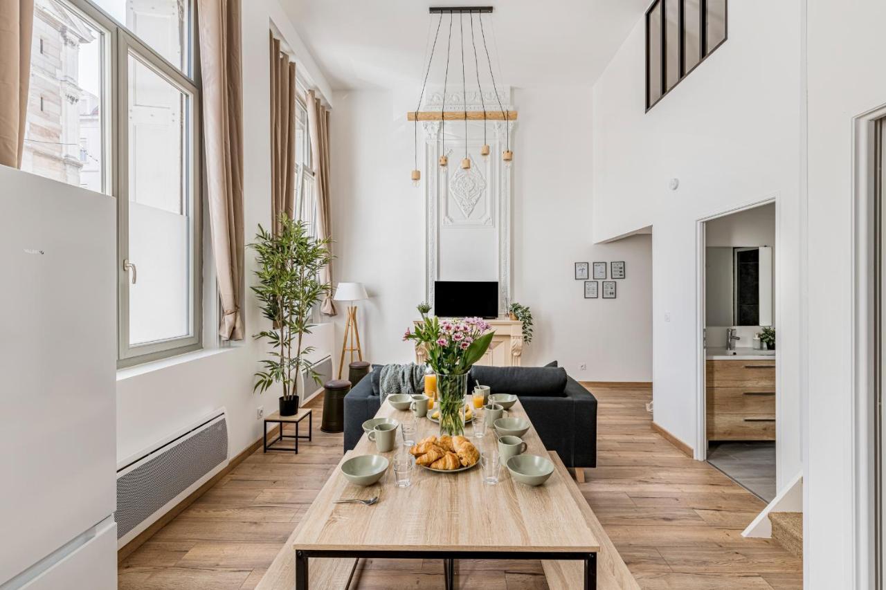 Charmant & Spacieux Appartement En Coeur De Ville แซงต์-เอเตียน ภายนอก รูปภาพ